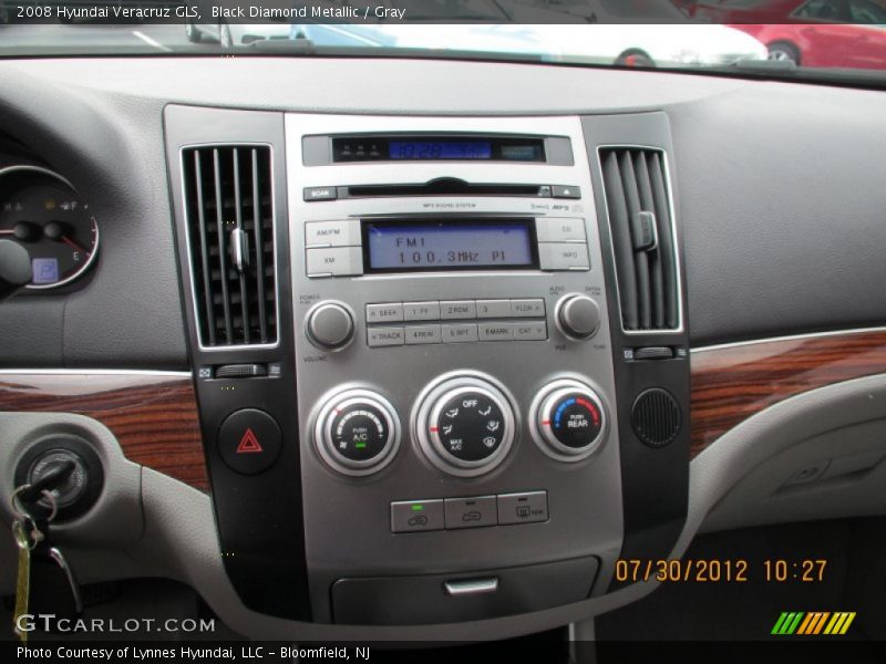 Black Diamond Metallic / Gray 2008 Hyundai Veracruz GLS