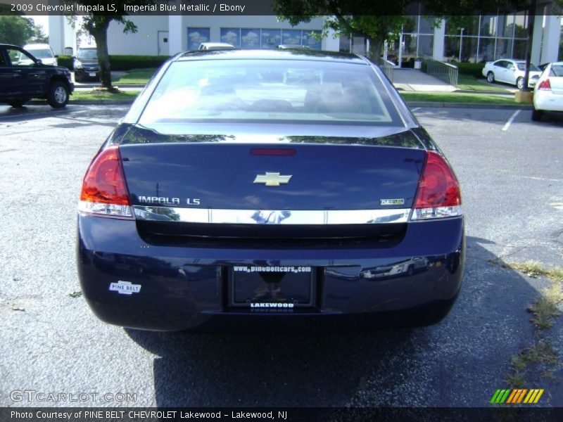 Imperial Blue Metallic / Ebony 2009 Chevrolet Impala LS