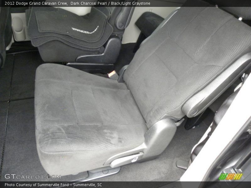 Dark Charcoal Pearl / Black/Light Graystone 2012 Dodge Grand Caravan Crew