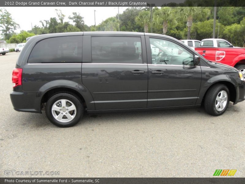 Dark Charcoal Pearl / Black/Light Graystone 2012 Dodge Grand Caravan Crew