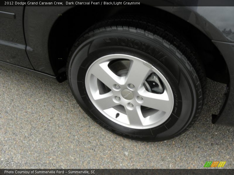 Dark Charcoal Pearl / Black/Light Graystone 2012 Dodge Grand Caravan Crew