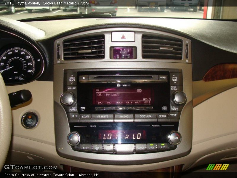 Controls of 2011 Avalon 