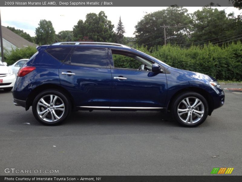 Deep Sapphire Metallic / Black 2009 Nissan Murano LE AWD