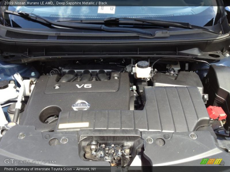 Deep Sapphire Metallic / Black 2009 Nissan Murano LE AWD