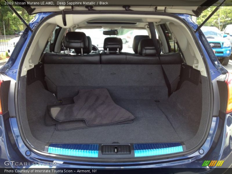 Deep Sapphire Metallic / Black 2009 Nissan Murano LE AWD