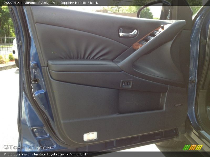 Deep Sapphire Metallic / Black 2009 Nissan Murano LE AWD