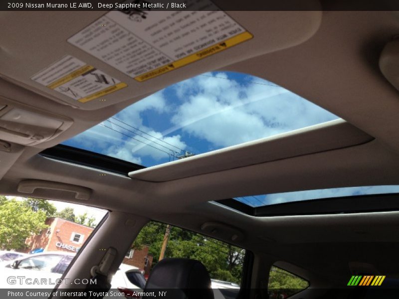 Deep Sapphire Metallic / Black 2009 Nissan Murano LE AWD
