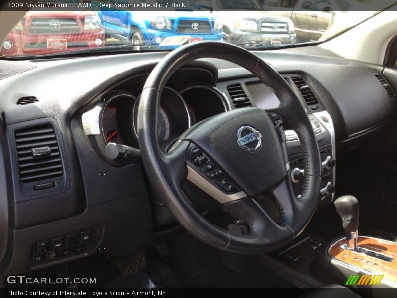 Deep Sapphire Metallic / Black 2009 Nissan Murano LE AWD