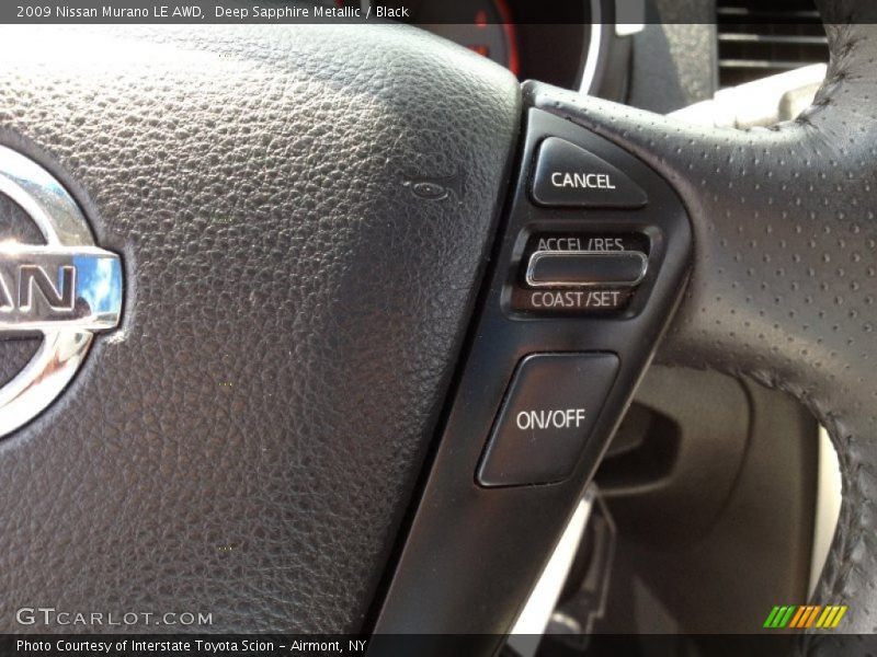 Deep Sapphire Metallic / Black 2009 Nissan Murano LE AWD