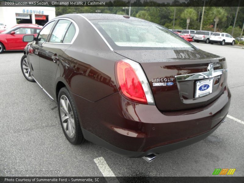 Cinnamon Metallic / Cashmere 2009 Lincoln MKS Sedan