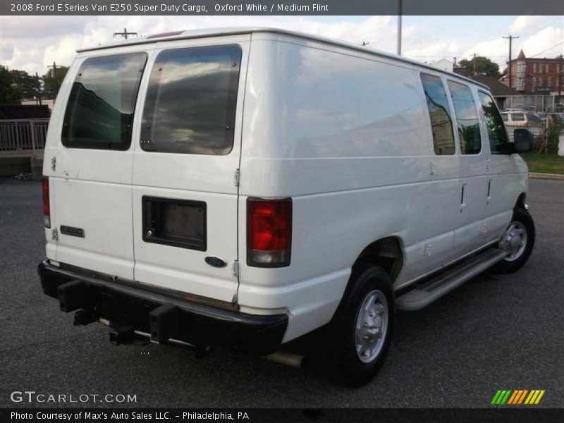 Oxford White / Medium Flint 2008 Ford E Series Van E250 Super Duty Cargo