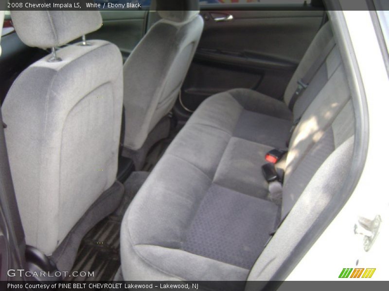 White / Ebony Black 2008 Chevrolet Impala LS