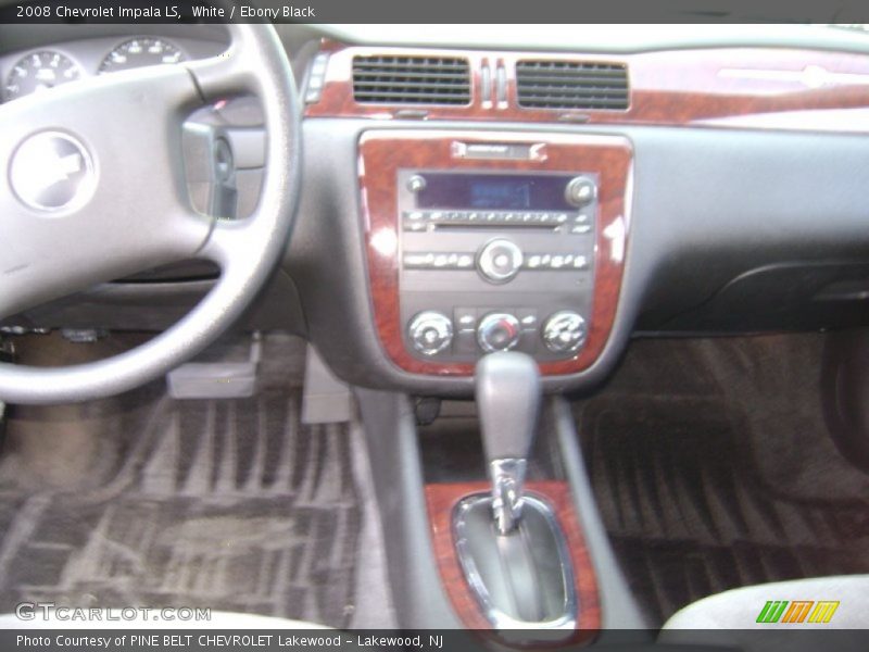 White / Ebony Black 2008 Chevrolet Impala LS