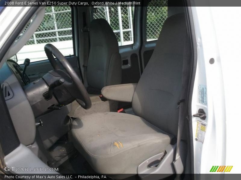 Oxford White / Medium Flint 2008 Ford E Series Van E250 Super Duty Cargo