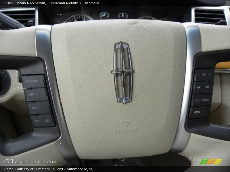 Cinnamon Metallic / Cashmere 2009 Lincoln MKS Sedan
