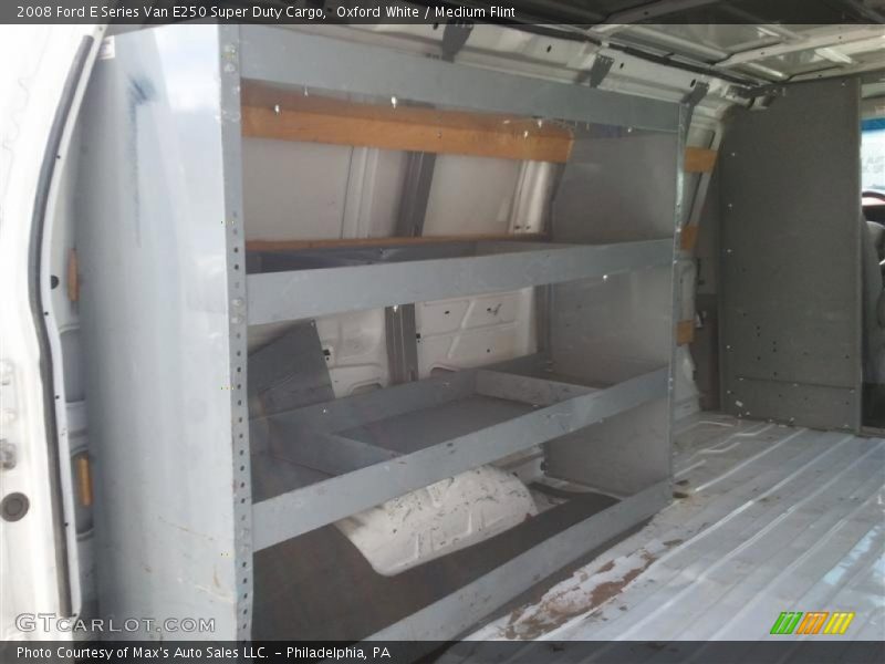 Oxford White / Medium Flint 2008 Ford E Series Van E250 Super Duty Cargo