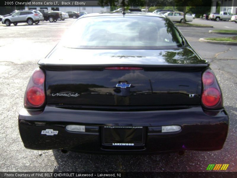 Black / Ebony 2005 Chevrolet Monte Carlo LT