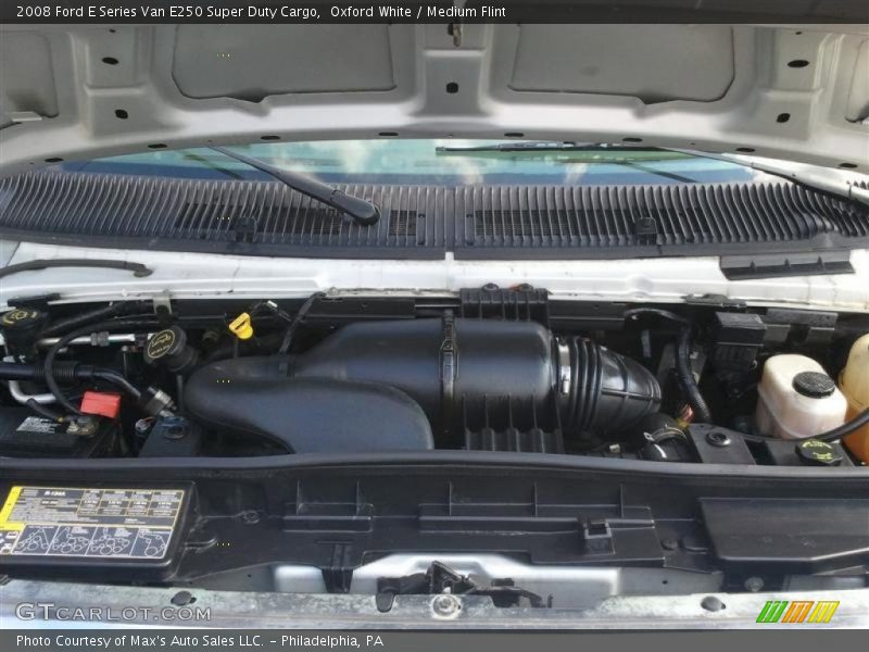 Oxford White / Medium Flint 2008 Ford E Series Van E250 Super Duty Cargo