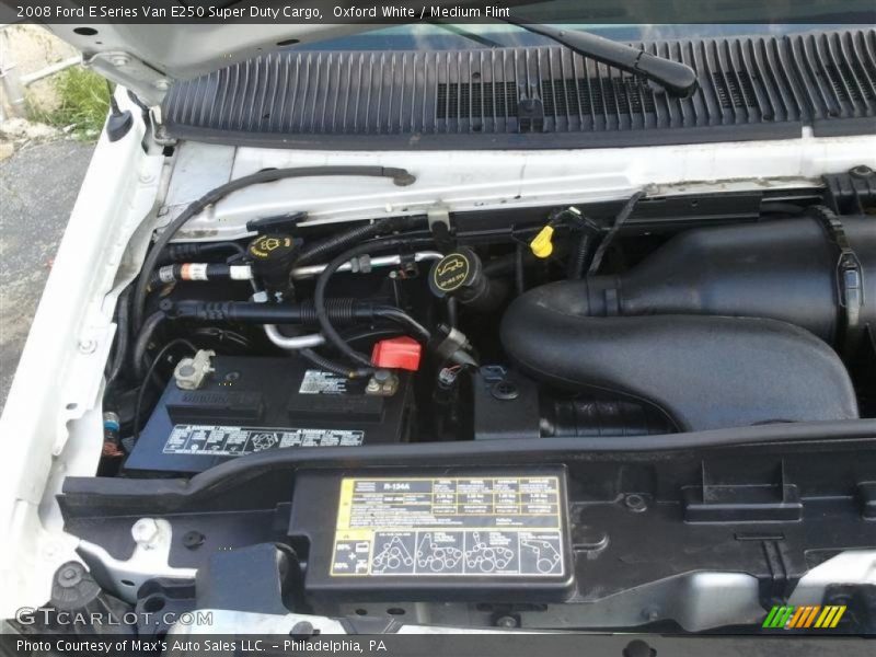 Oxford White / Medium Flint 2008 Ford E Series Van E250 Super Duty Cargo