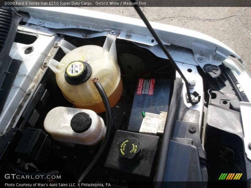 Oxford White / Medium Flint 2008 Ford E Series Van E250 Super Duty Cargo