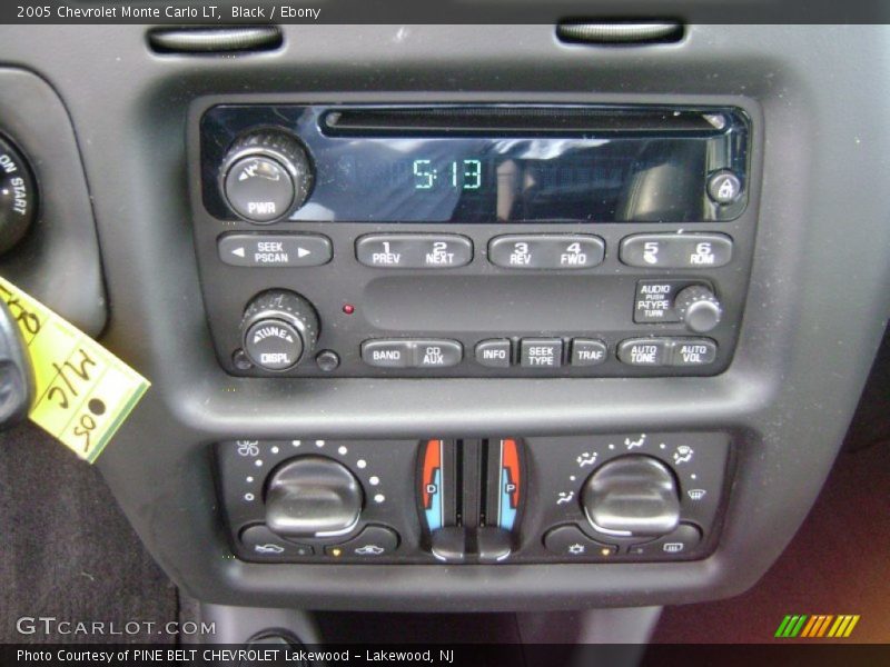 Black / Ebony 2005 Chevrolet Monte Carlo LT
