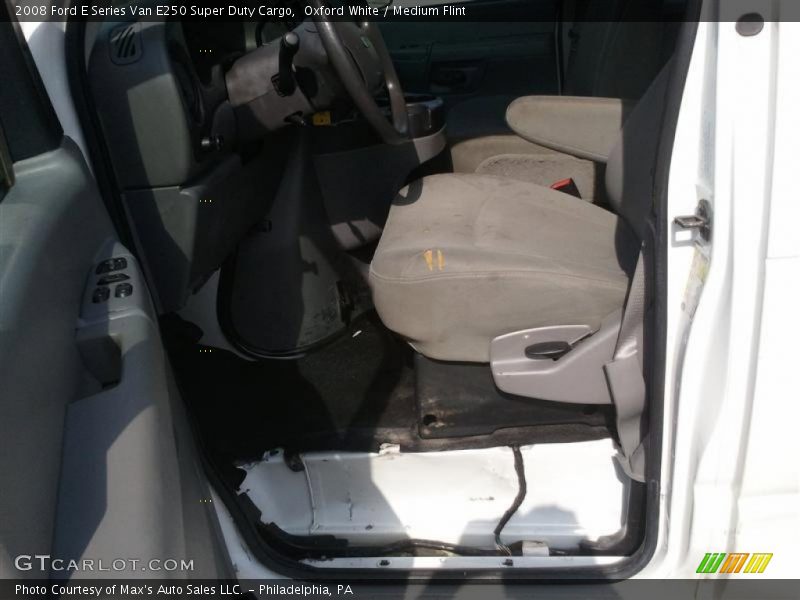 Oxford White / Medium Flint 2008 Ford E Series Van E250 Super Duty Cargo