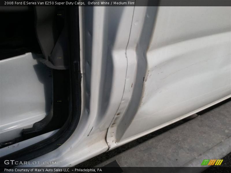 Oxford White / Medium Flint 2008 Ford E Series Van E250 Super Duty Cargo