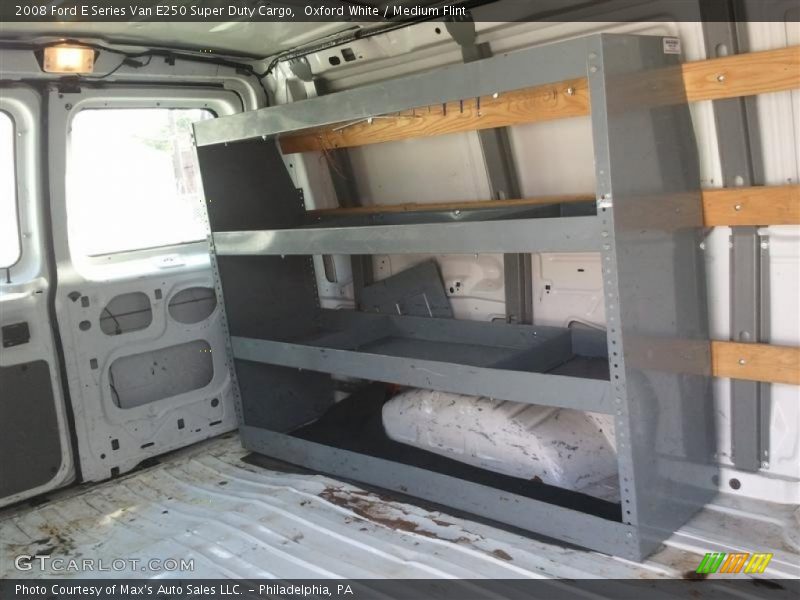 Oxford White / Medium Flint 2008 Ford E Series Van E250 Super Duty Cargo