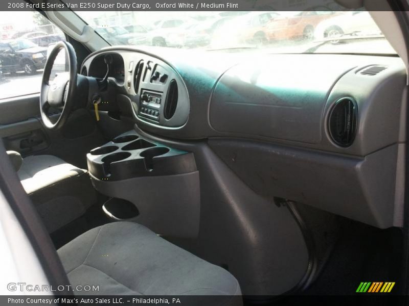 Oxford White / Medium Flint 2008 Ford E Series Van E250 Super Duty Cargo