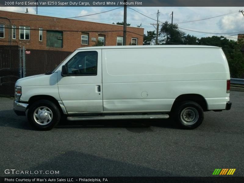 Oxford White / Medium Flint 2008 Ford E Series Van E250 Super Duty Cargo