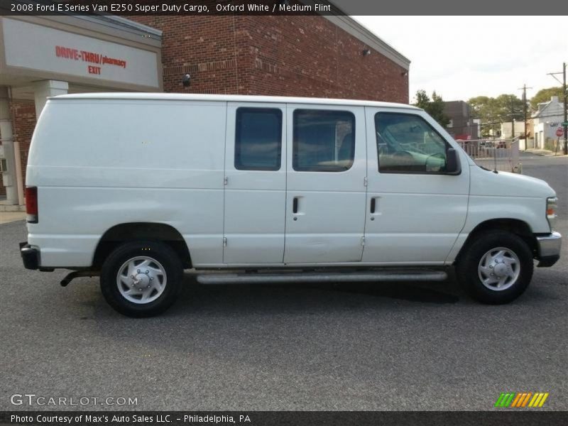 Oxford White / Medium Flint 2008 Ford E Series Van E250 Super Duty Cargo