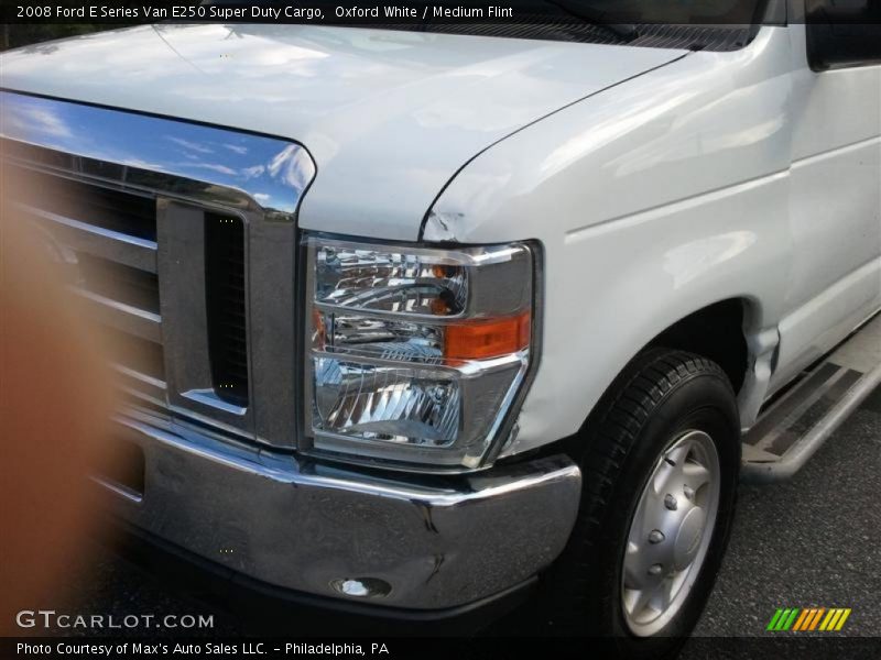 Oxford White / Medium Flint 2008 Ford E Series Van E250 Super Duty Cargo