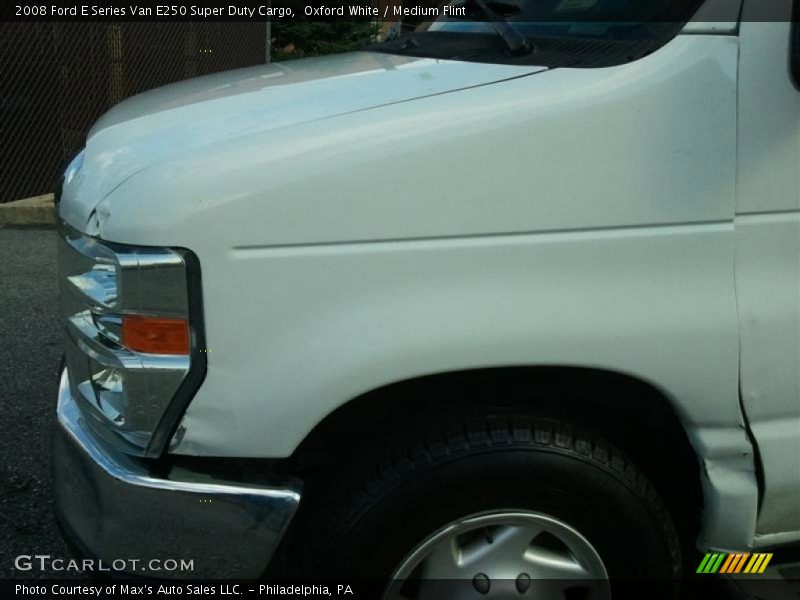 Oxford White / Medium Flint 2008 Ford E Series Van E250 Super Duty Cargo