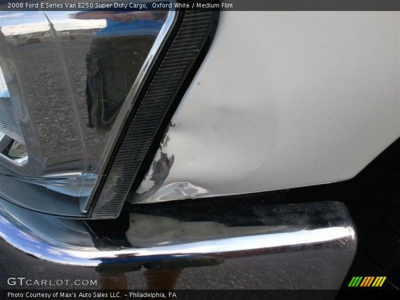 Oxford White / Medium Flint 2008 Ford E Series Van E250 Super Duty Cargo