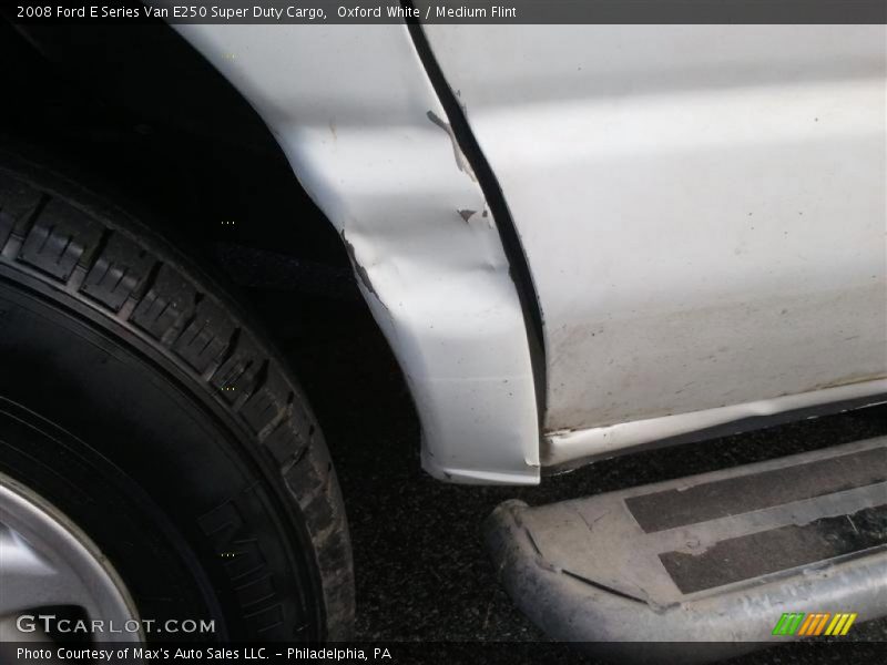 Oxford White / Medium Flint 2008 Ford E Series Van E250 Super Duty Cargo