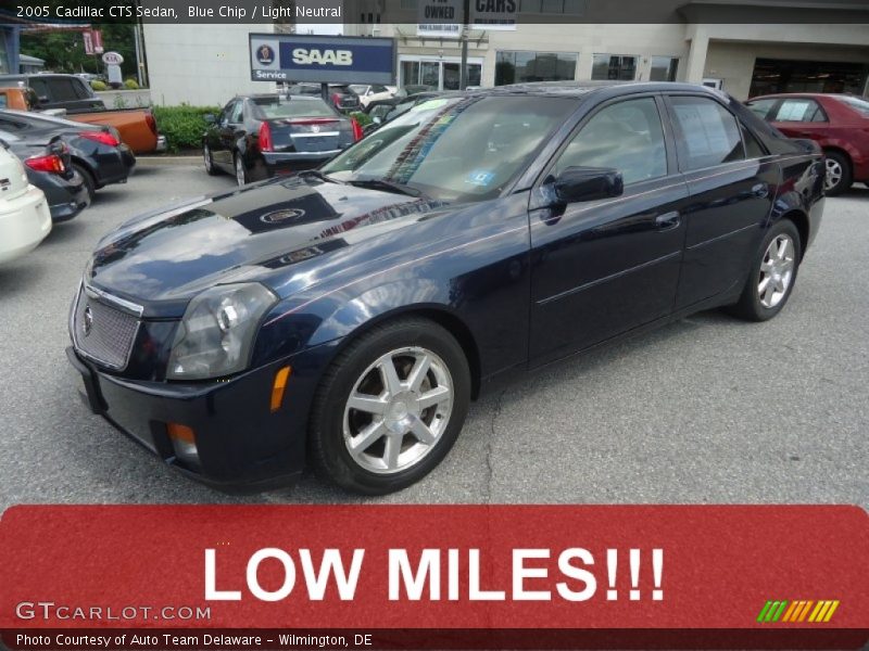 Blue Chip / Light Neutral 2005 Cadillac CTS Sedan