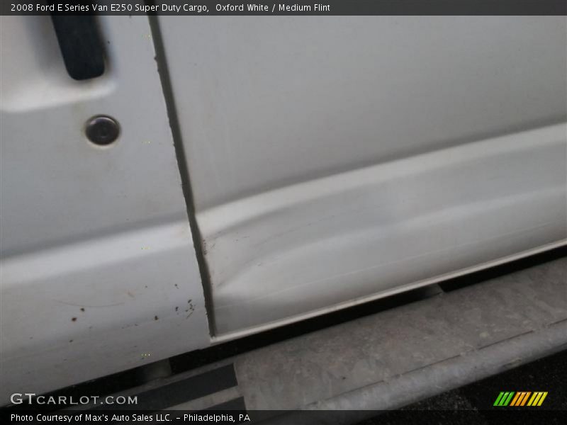 Oxford White / Medium Flint 2008 Ford E Series Van E250 Super Duty Cargo