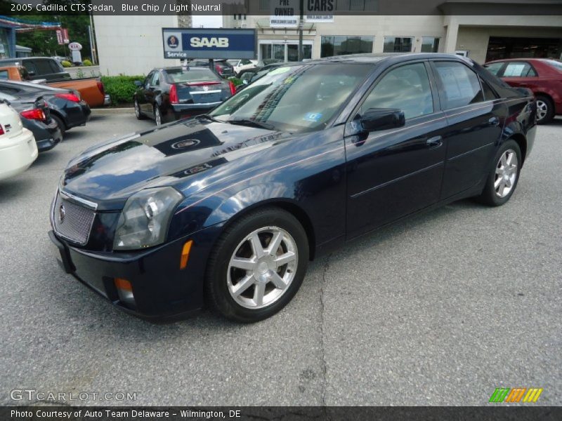 Blue Chip / Light Neutral 2005 Cadillac CTS Sedan