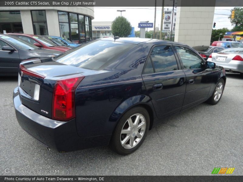 Blue Chip / Light Neutral 2005 Cadillac CTS Sedan