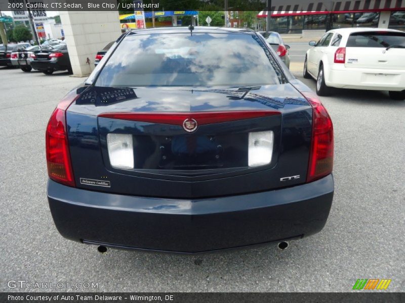 Blue Chip / Light Neutral 2005 Cadillac CTS Sedan