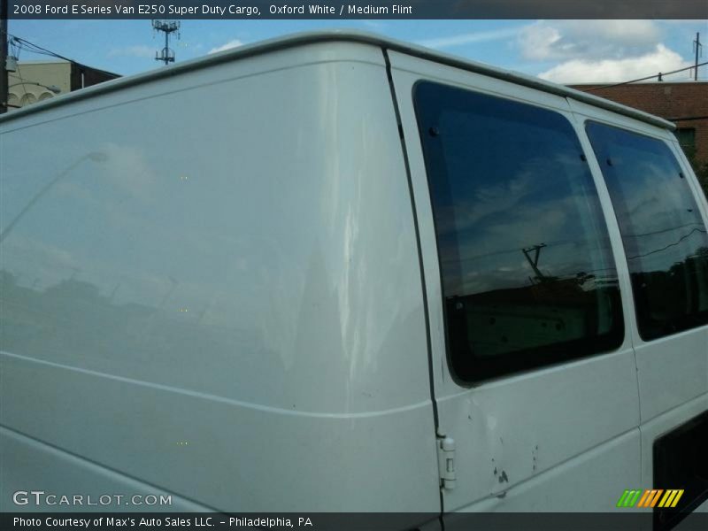 Oxford White / Medium Flint 2008 Ford E Series Van E250 Super Duty Cargo