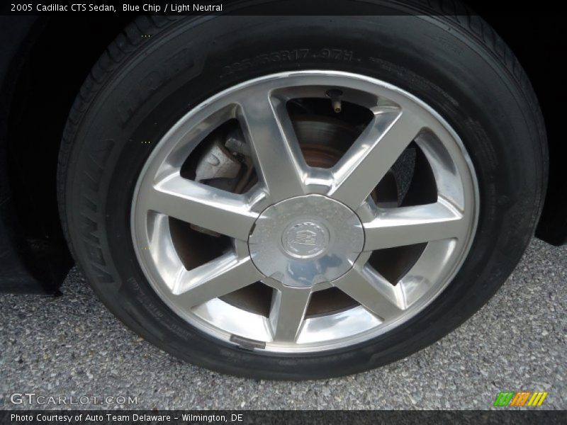 Blue Chip / Light Neutral 2005 Cadillac CTS Sedan
