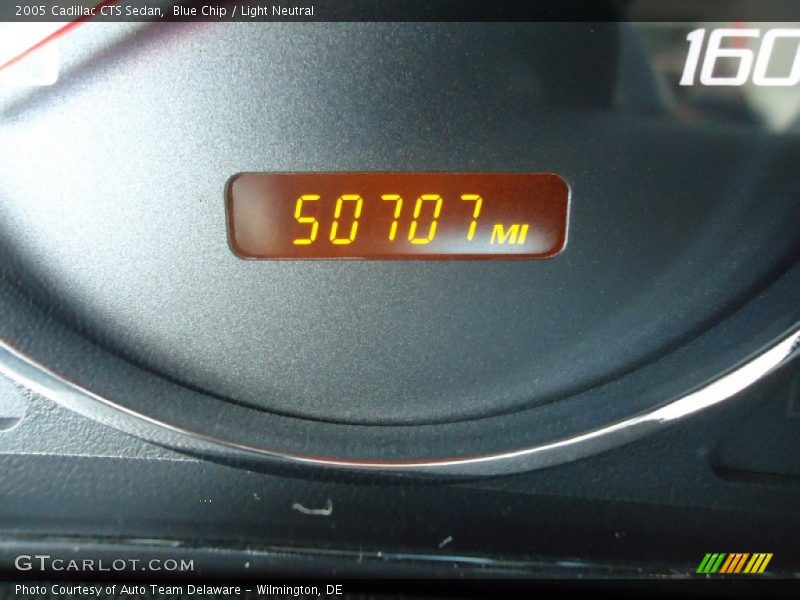 Blue Chip / Light Neutral 2005 Cadillac CTS Sedan