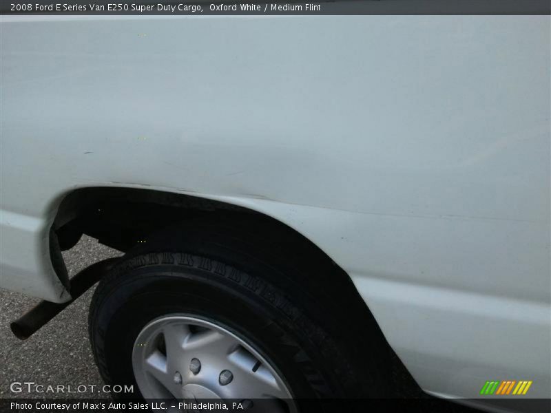 Oxford White / Medium Flint 2008 Ford E Series Van E250 Super Duty Cargo