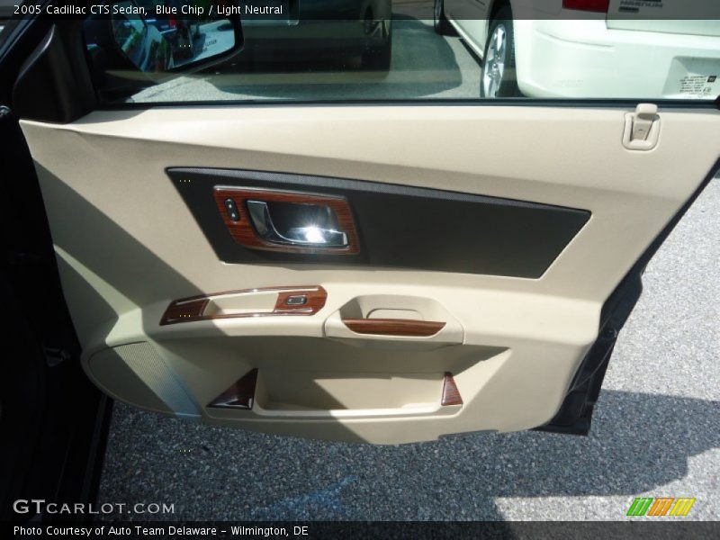 Blue Chip / Light Neutral 2005 Cadillac CTS Sedan