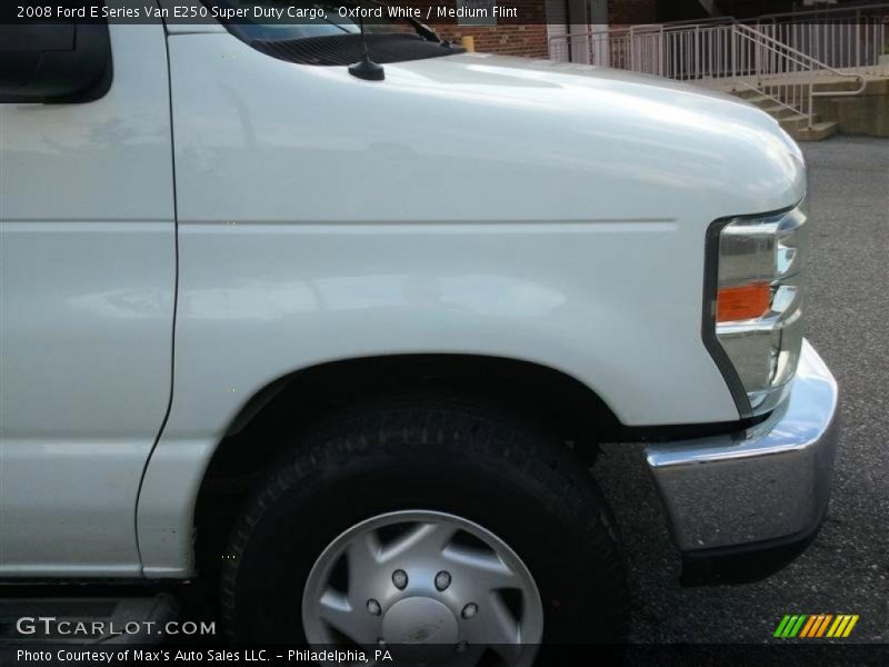 Oxford White / Medium Flint 2008 Ford E Series Van E250 Super Duty Cargo