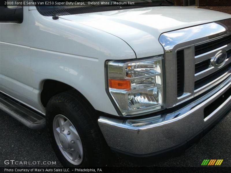Oxford White / Medium Flint 2008 Ford E Series Van E250 Super Duty Cargo