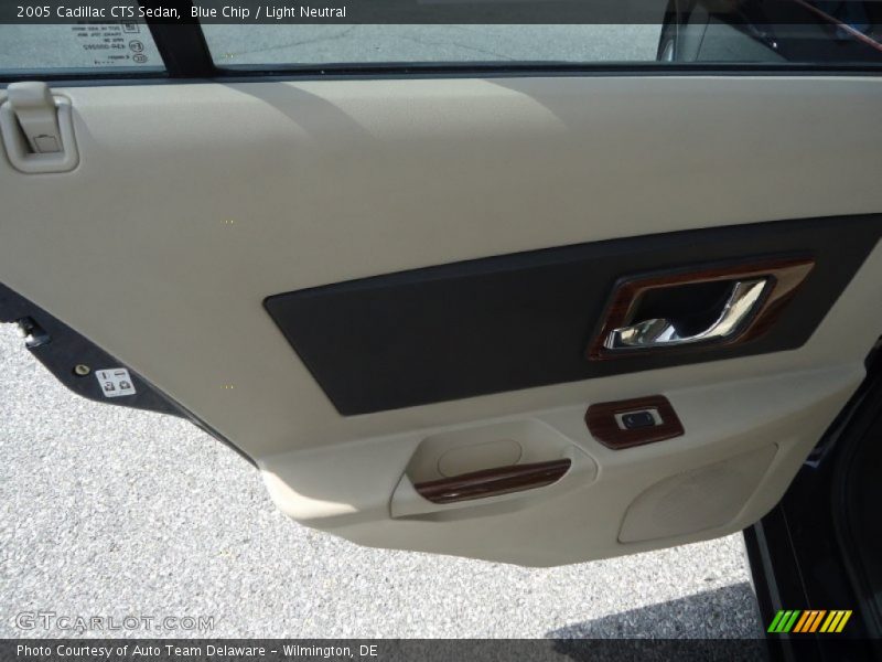 Blue Chip / Light Neutral 2005 Cadillac CTS Sedan