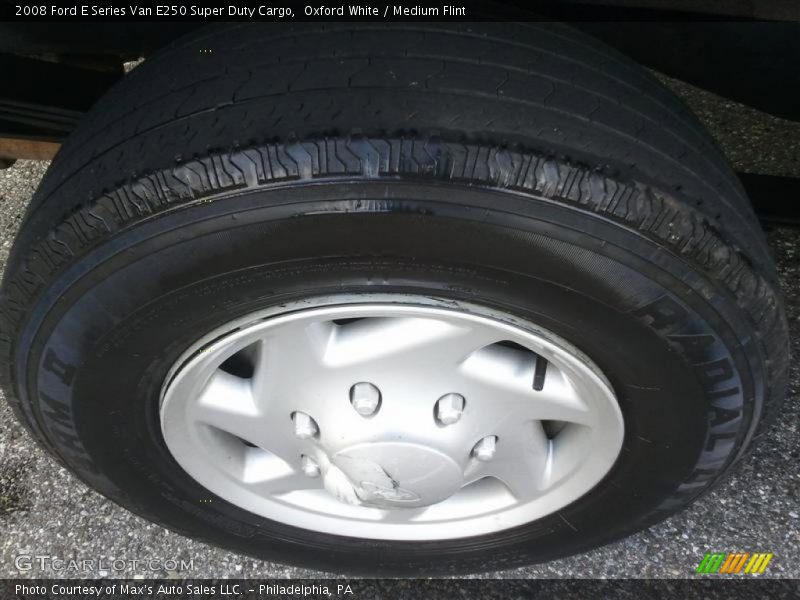 Oxford White / Medium Flint 2008 Ford E Series Van E250 Super Duty Cargo