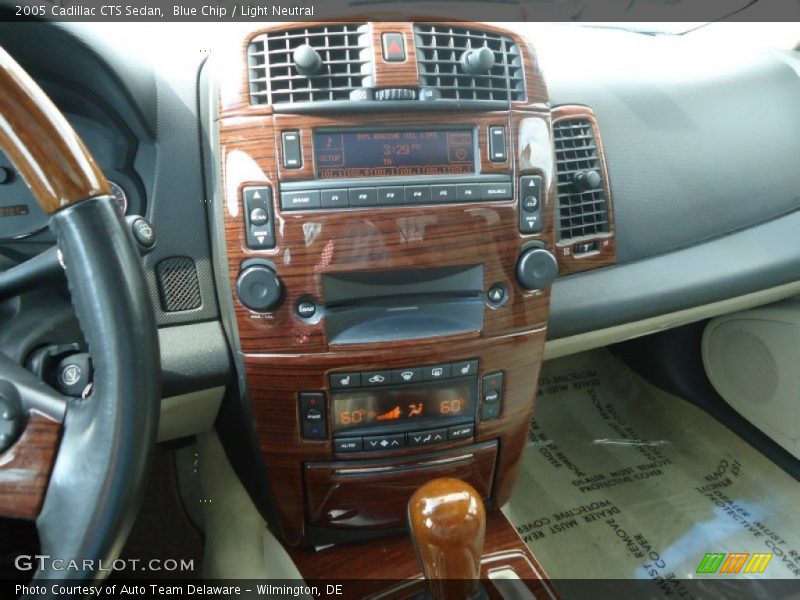 Blue Chip / Light Neutral 2005 Cadillac CTS Sedan